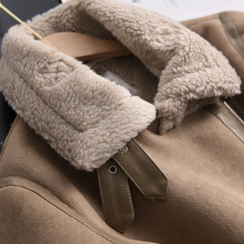 Layered Buttoned Coat