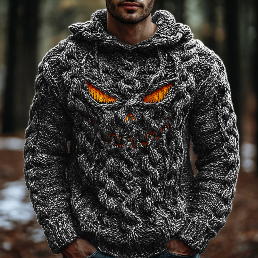 Textured Buttoned Sweater