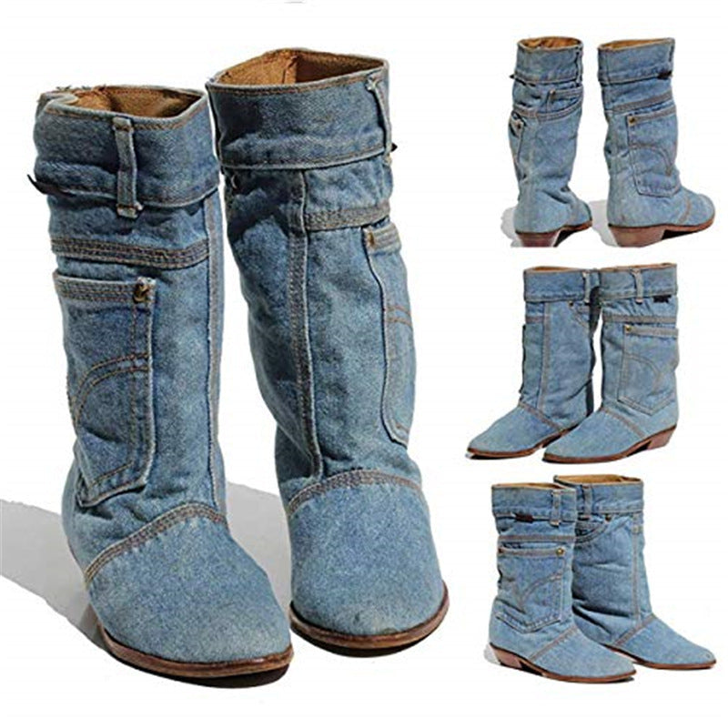 Beach Leather Boots