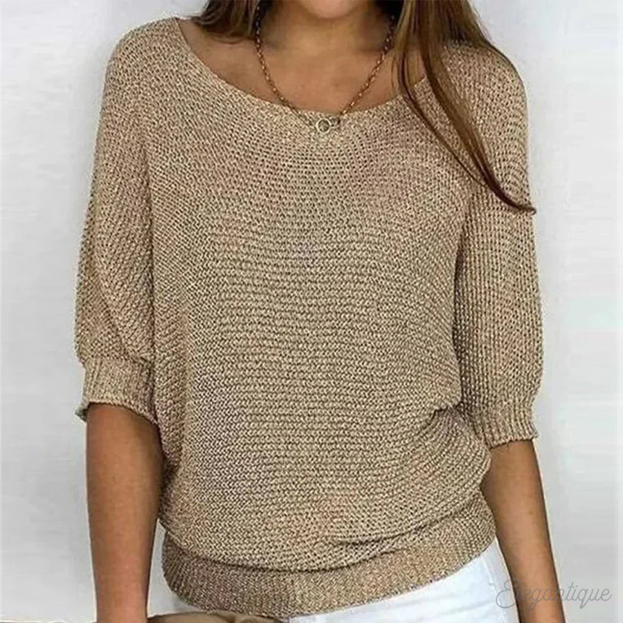 Soft Buttoned Sweater