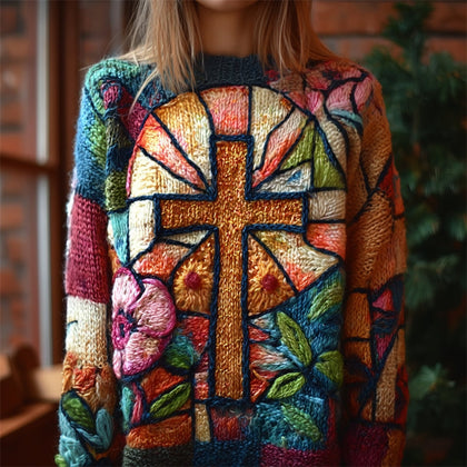 Textured Cable Sweater