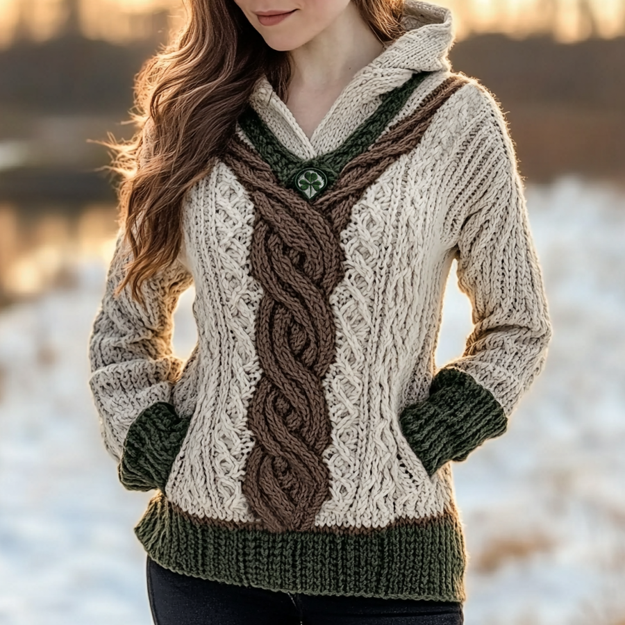 Casual Cropped Sweater