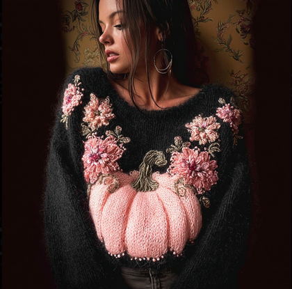Textured Buttoned Sweater