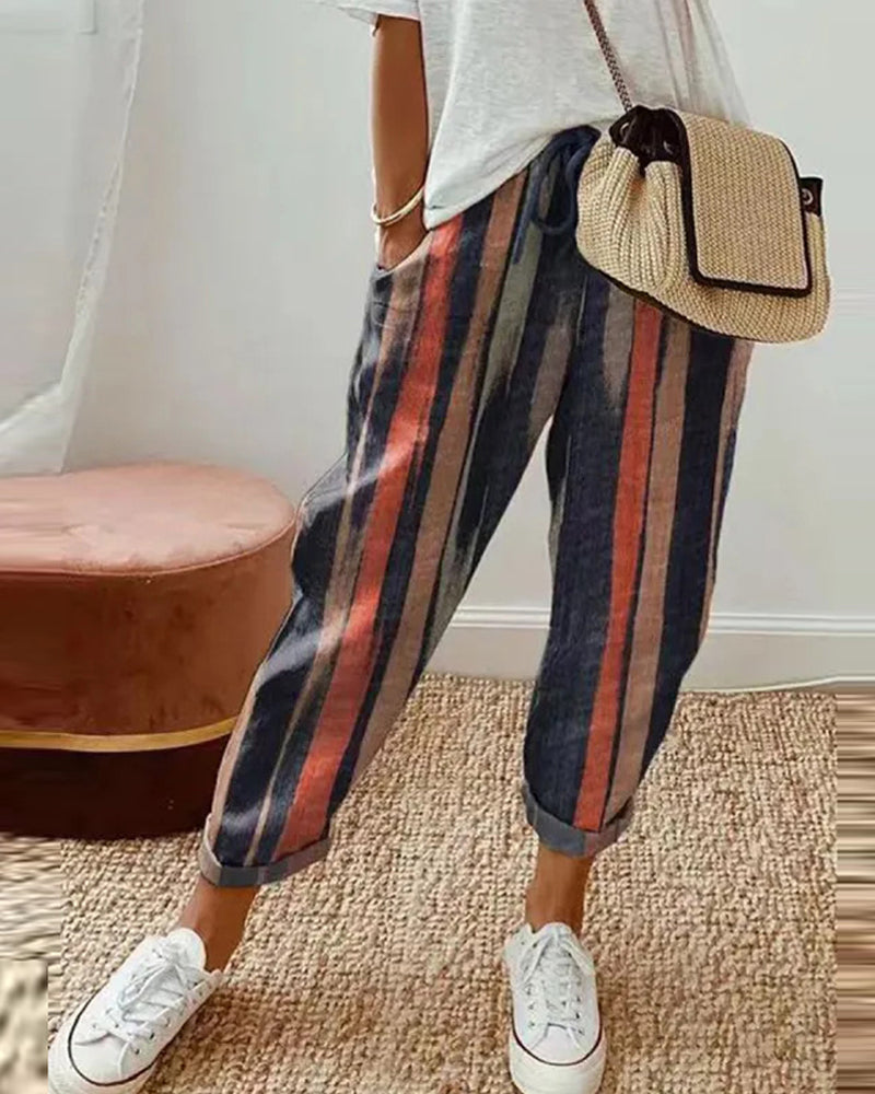 Classic Printed Pants