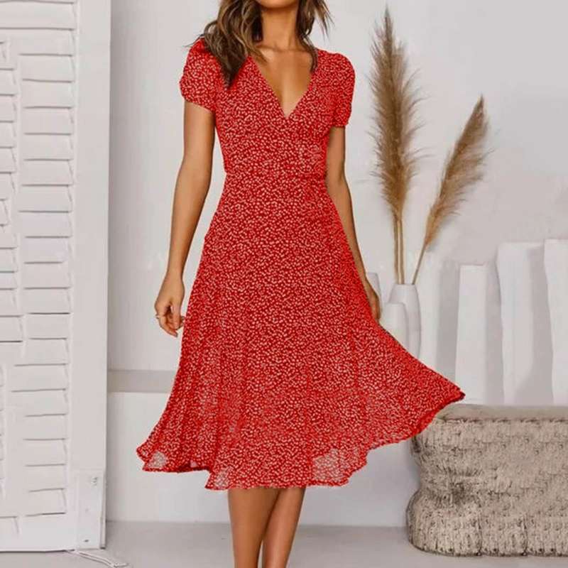 Sunday Puff-Sleeve Dress
