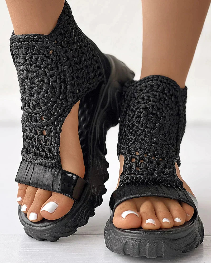 Travel Lace-Up Sandals