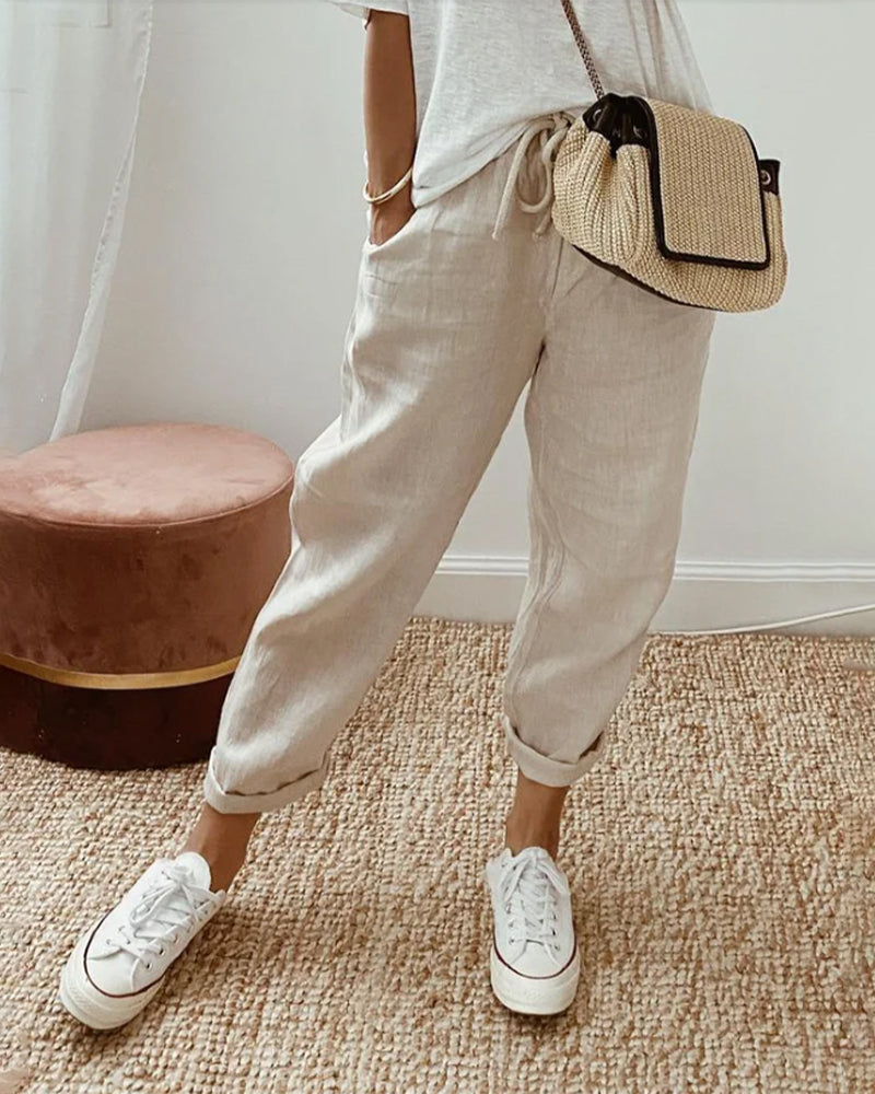 Travel Cropped Pants