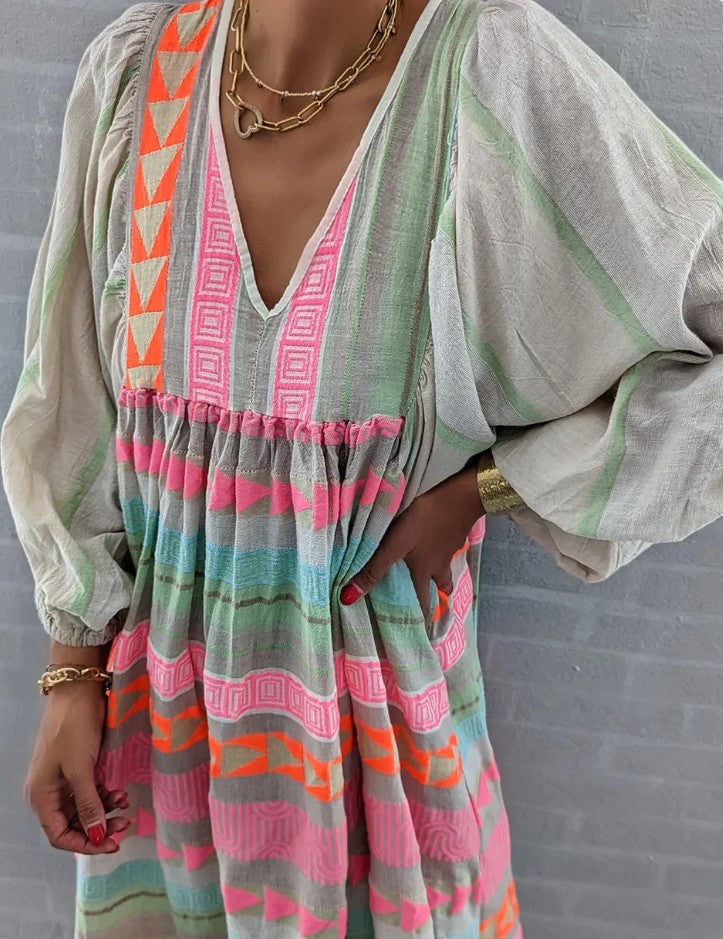 Resort V-Neck Dress