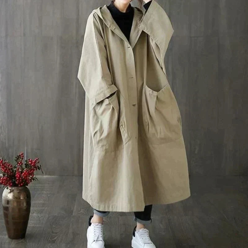 Soft Buttoned Coat