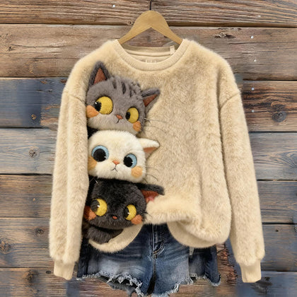 Textured Oversized Sweater