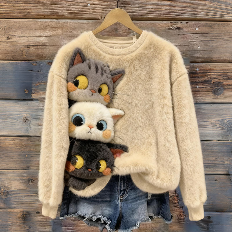 Textured Oversized Sweater