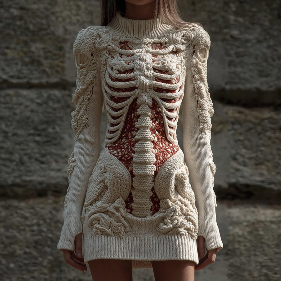Textured Cropped Sweater