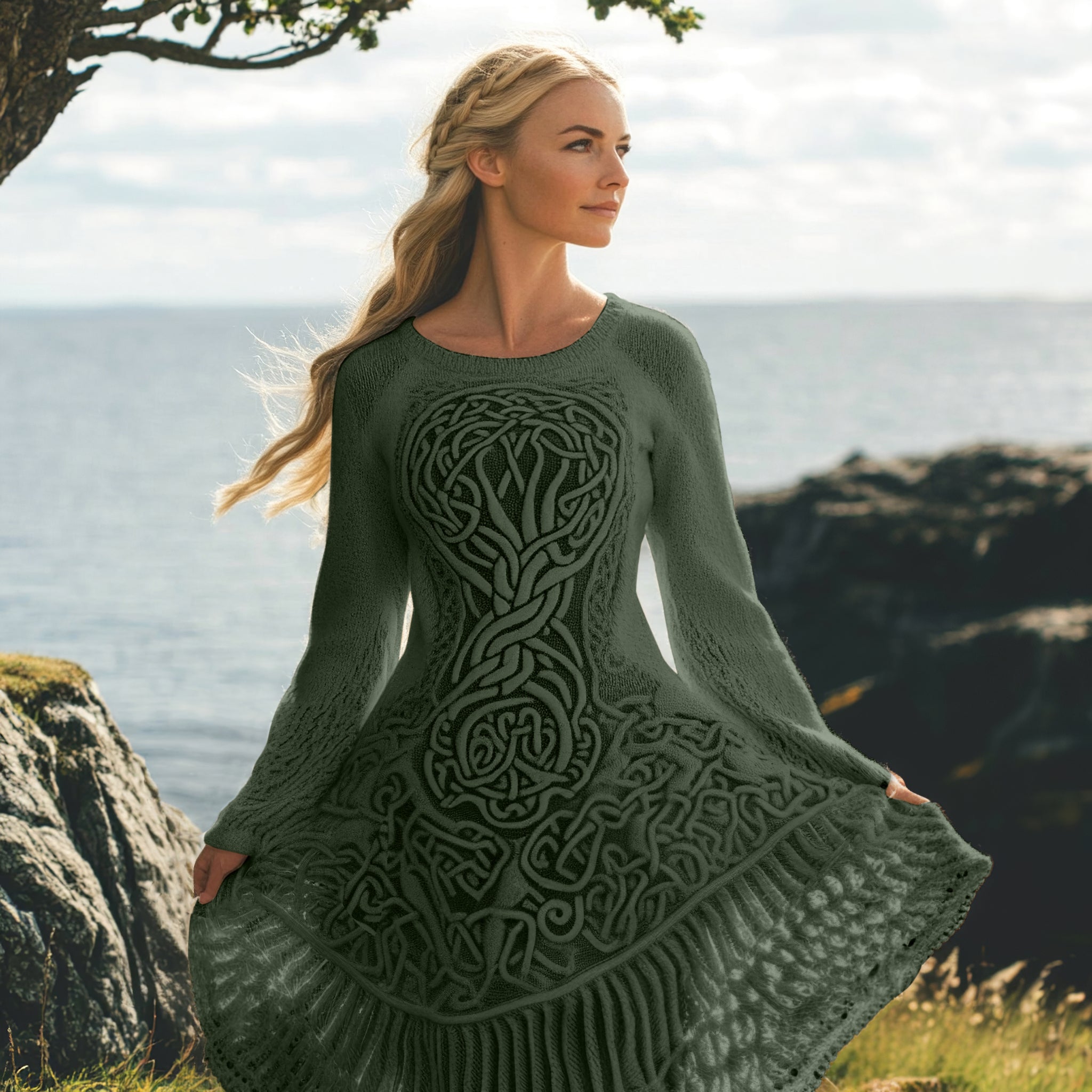 Textured Ribbed Sweater