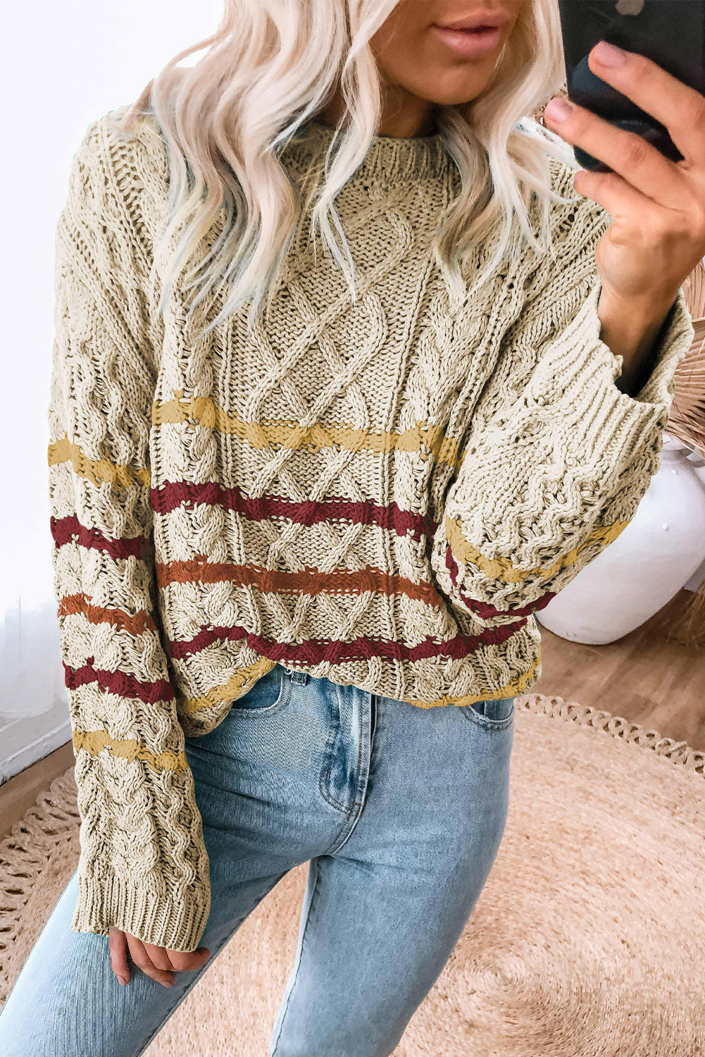 Warm V-Neck Sweater
