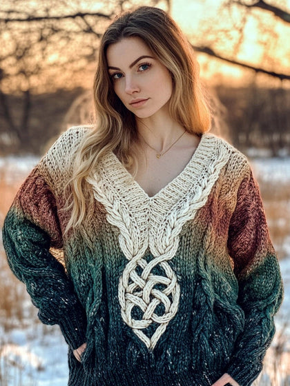 Warm Striped Sweater