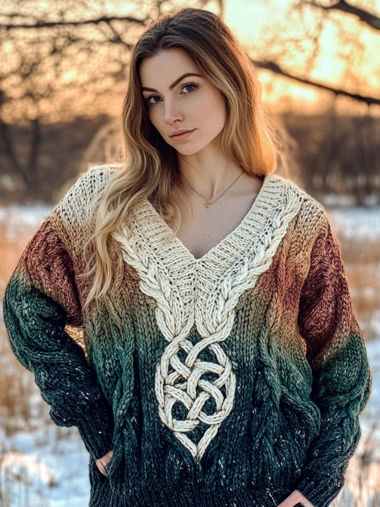 Warm Striped Sweater