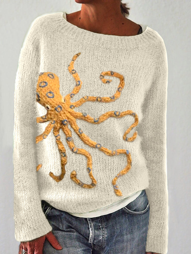 Textured Cable Sweater