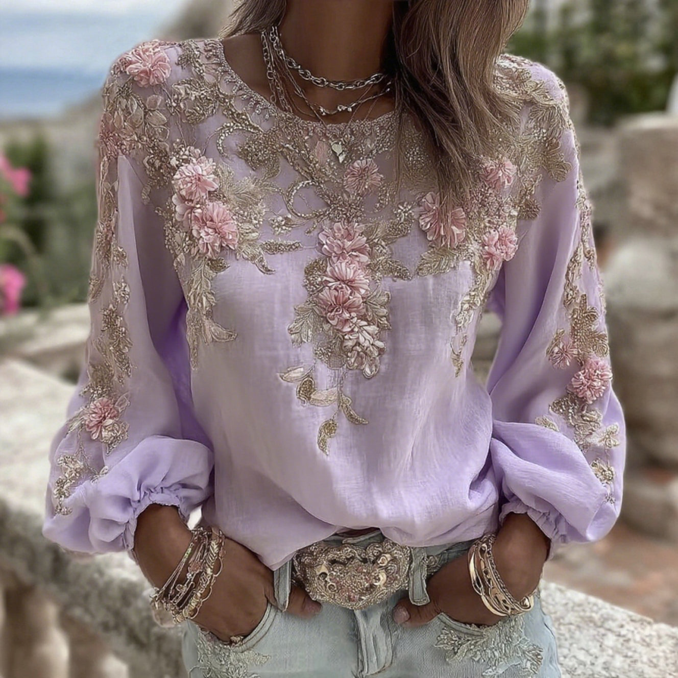 Relaxed Collared Shirt
