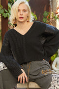 Textured Ribbed Sweater