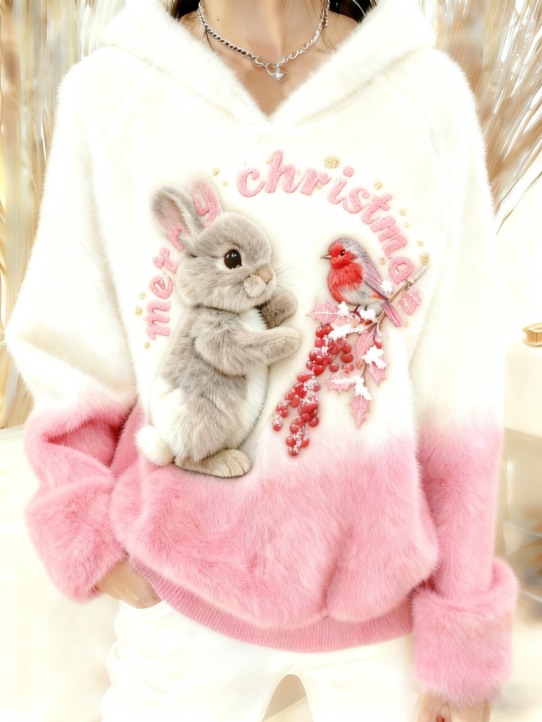 Casual Cropped Sweater