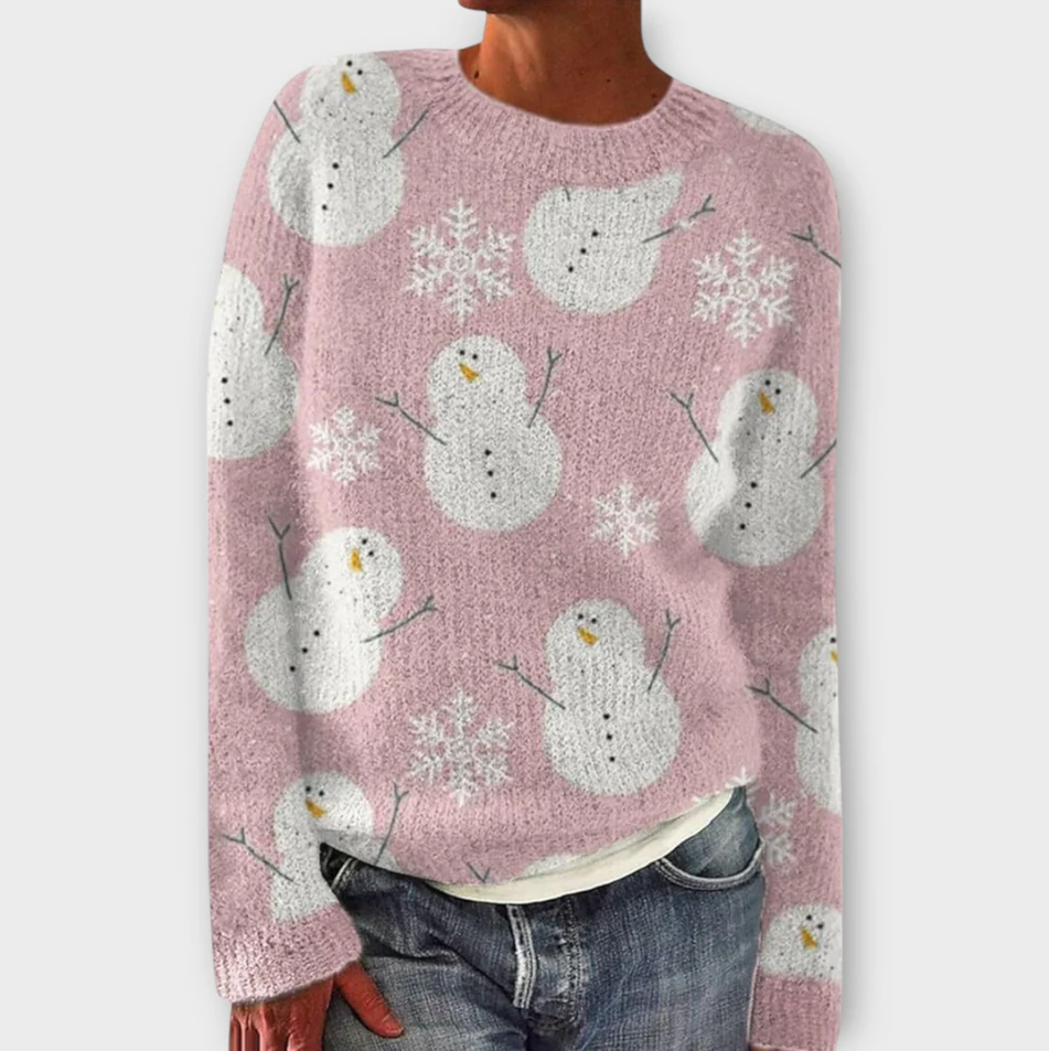 Textured Buttoned Sweater