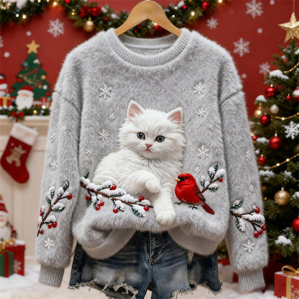 Casual Cropped Sweater