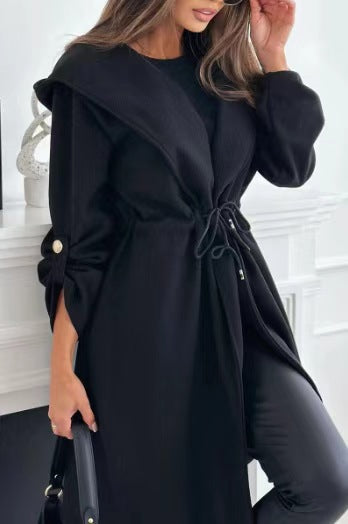 Soft Hooded Coat