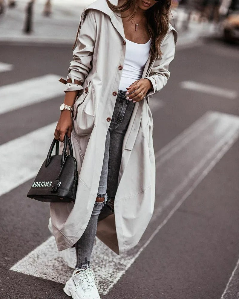 Soft Buttoned Coat