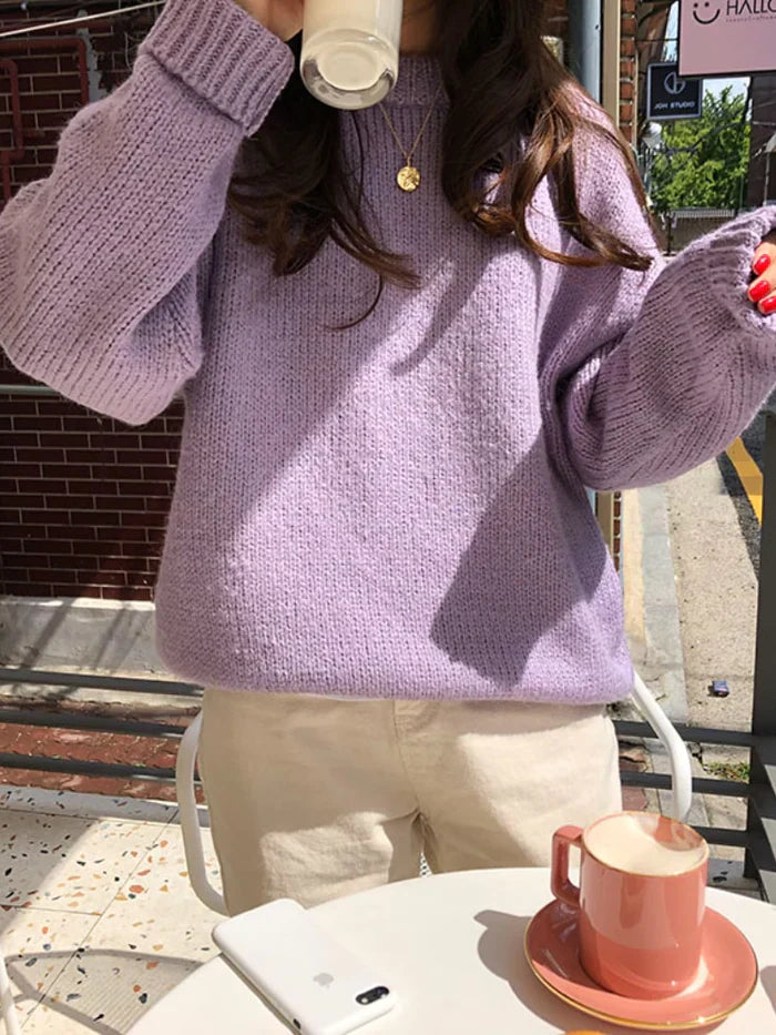 Casual Buttoned Sweater