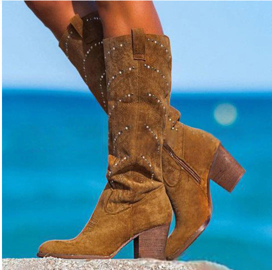 Sunny Leather Boots