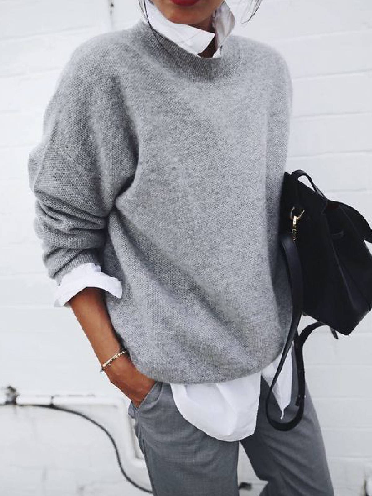 Soft V-Neck Sweater