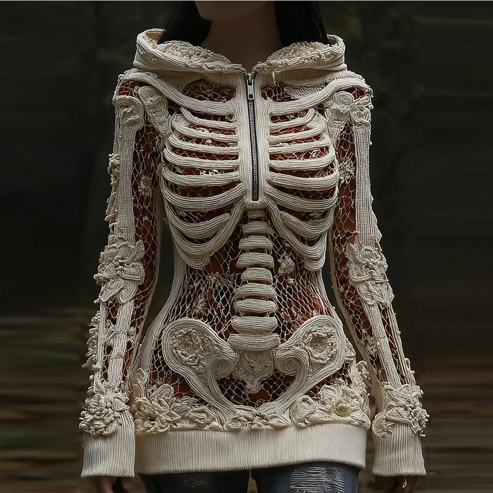 Textured Cropped Sweater