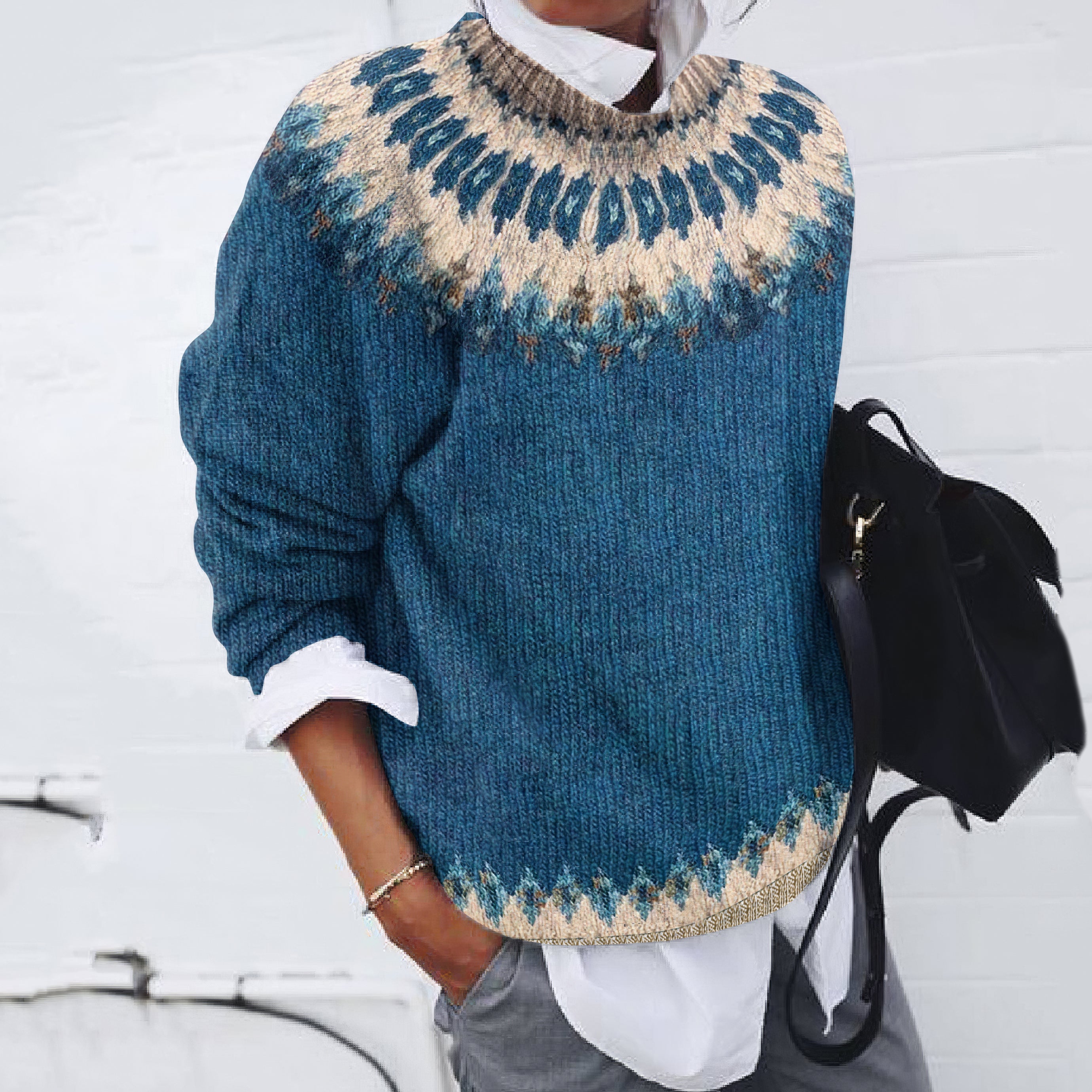 Casual Buttoned Sweater