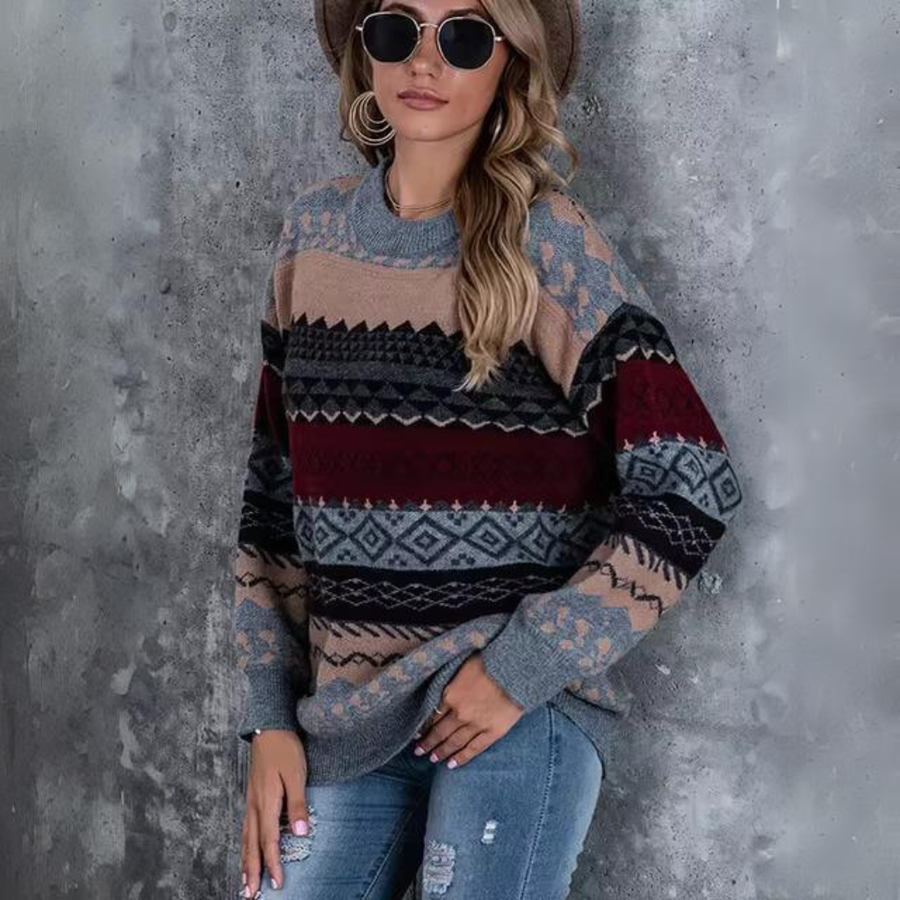 Warm Striped Sweater