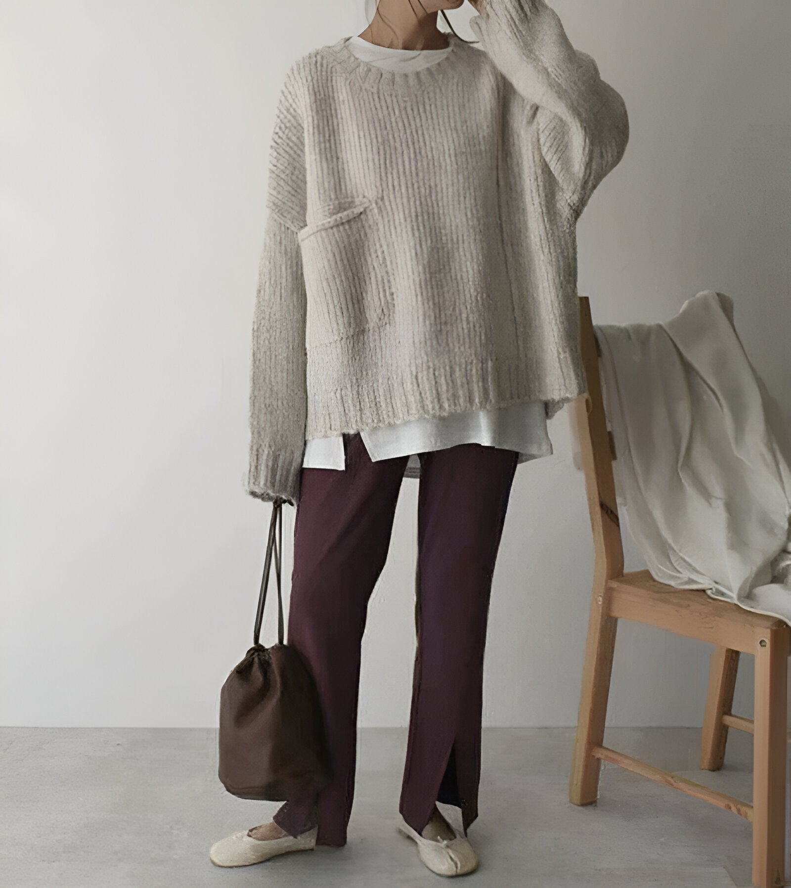 Easy Textured Sweater