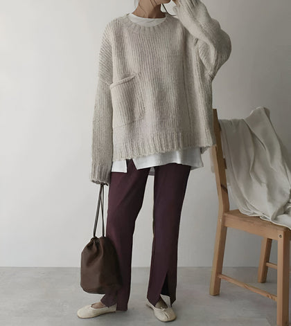 Easy Textured Sweater