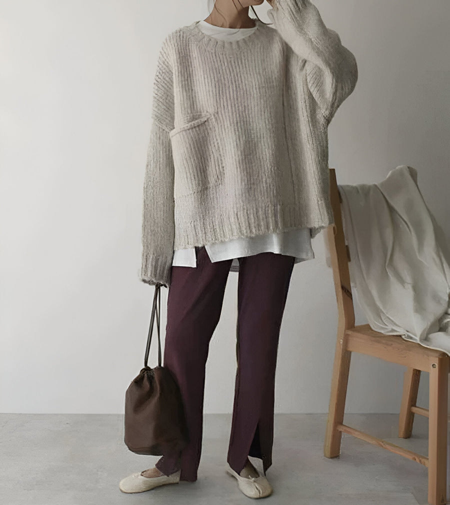 Easy Textured Sweater