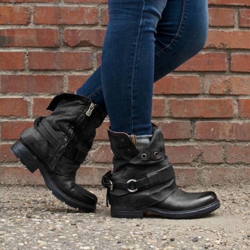 Weekend Buckled Boots