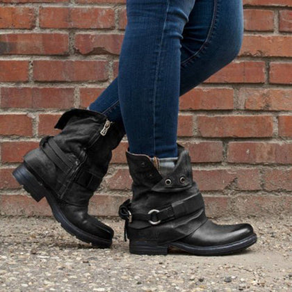 Weekend Buckled Boots