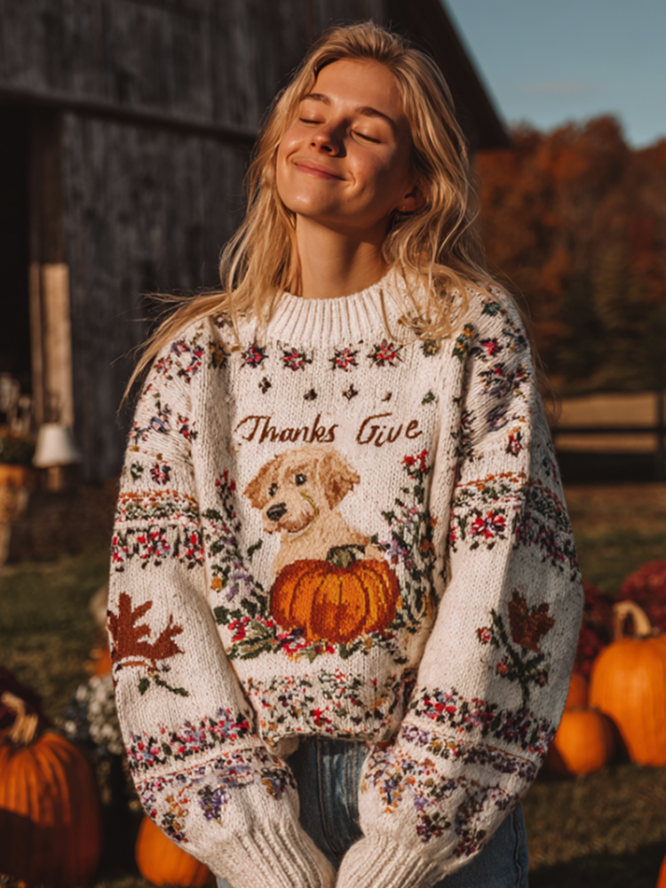Easy Buttoned Sweater
