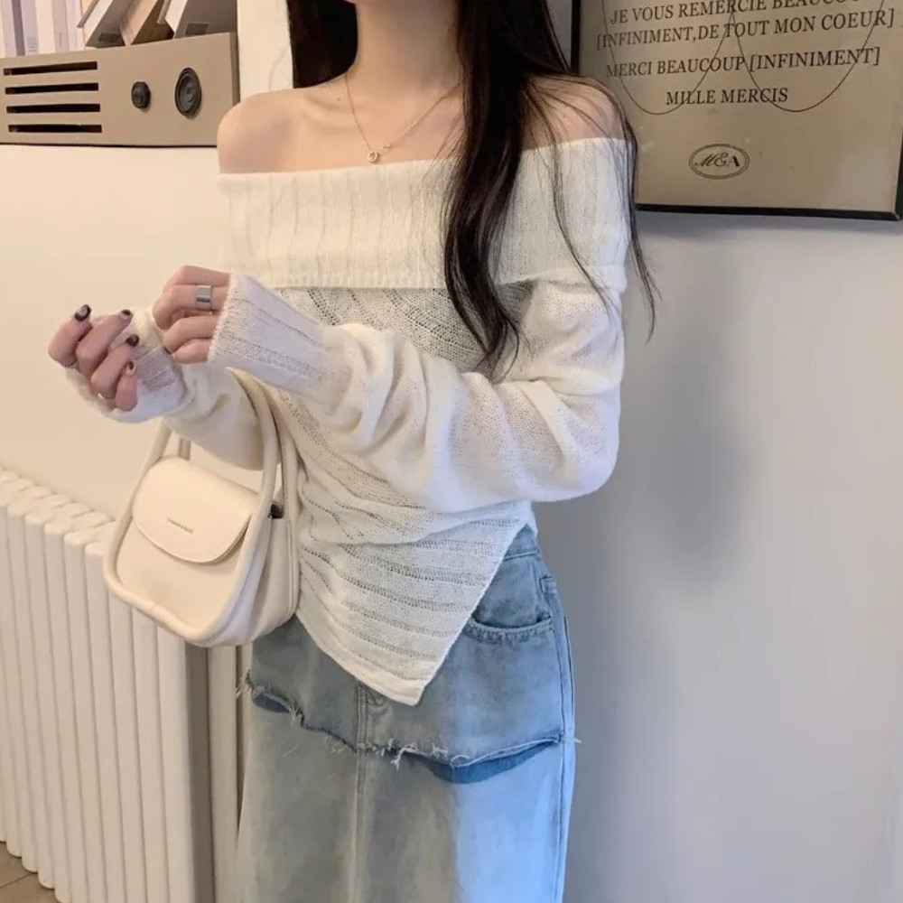 Soft Cropped Sweater
