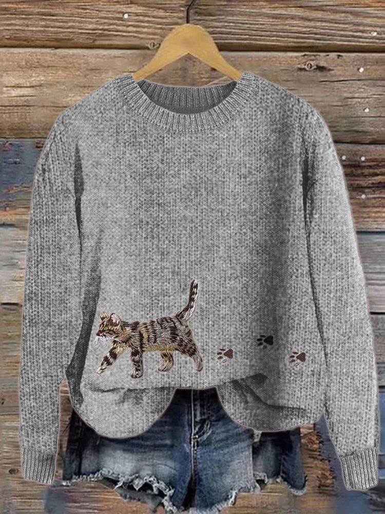 Casual Buttoned Sweater