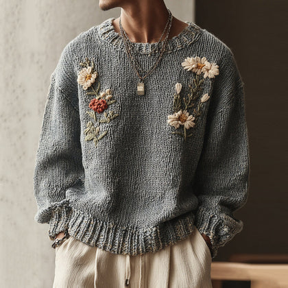 Casual Buttoned Sweater