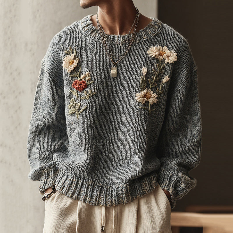 Casual Buttoned Sweater