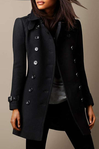 Everyday Double-Breasted Coat