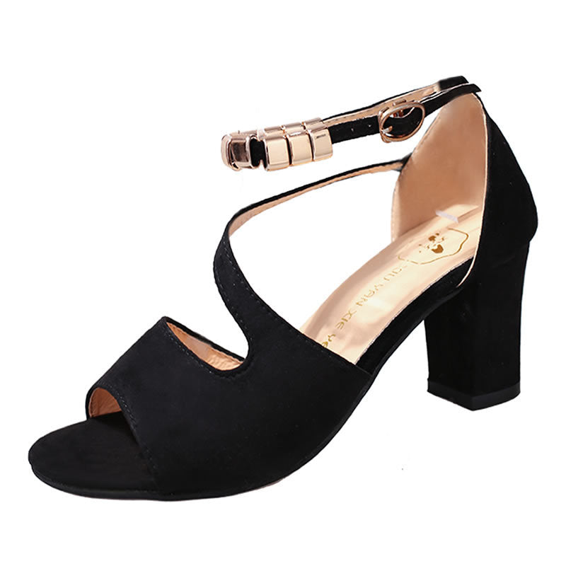 Airy Metallic Sandals
