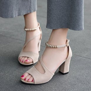 Airy Metallic Sandals