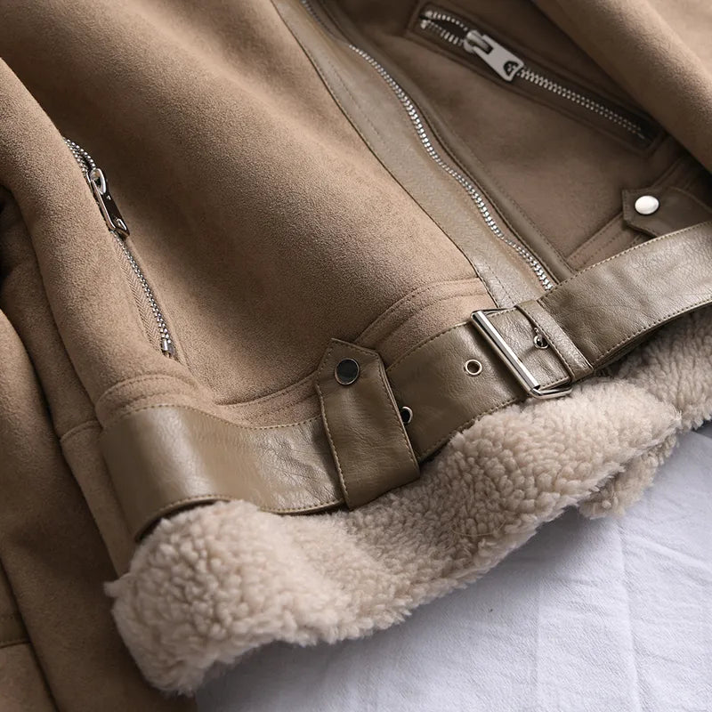 Layered Buttoned Coat