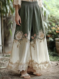 Relaxed Ribbed Pants