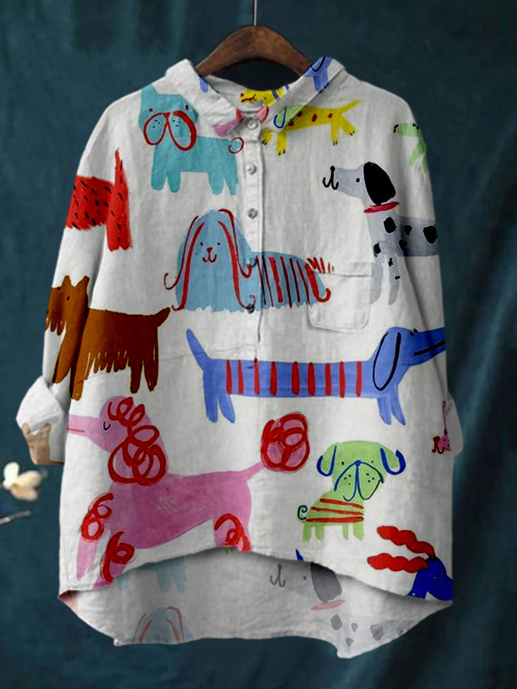 Relaxed Collared Shirt